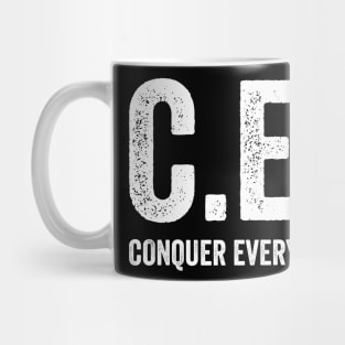 CEO Conquer Every Obstacle T-shirt, CEO Sweatshirt, Entrepreneur Sweatshirt, Entrepreneur Gift, Small Business Owner Shirt, Gift For CEO Mug